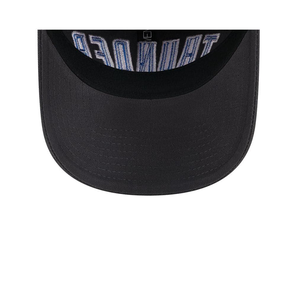 New Era Caps Oklahoma City Thunder New Era NBA 22-23 City Edition 9TWENTY Strapback Hat - Charcoal