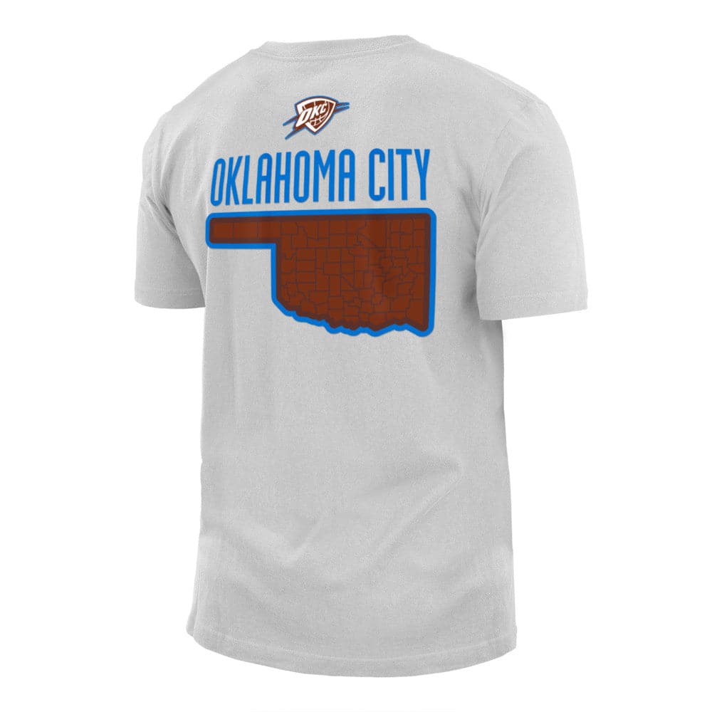 New Era T-Shirts Oklahoma City Thunder New Era NBA 22-23 City Edition T-Shirt - White