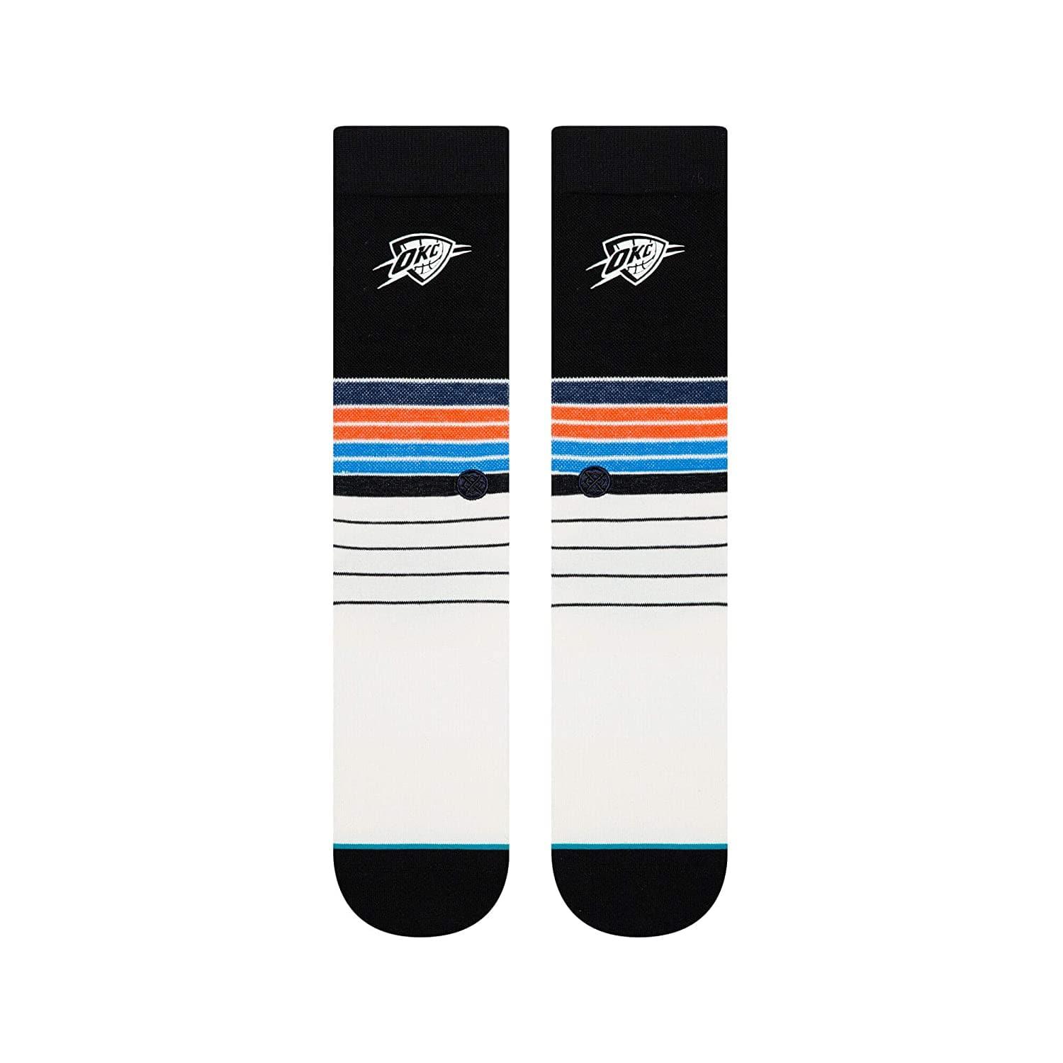 Stance Socks Oklahoma City Thunder Stance NBA Baseline Crew Socks - Black