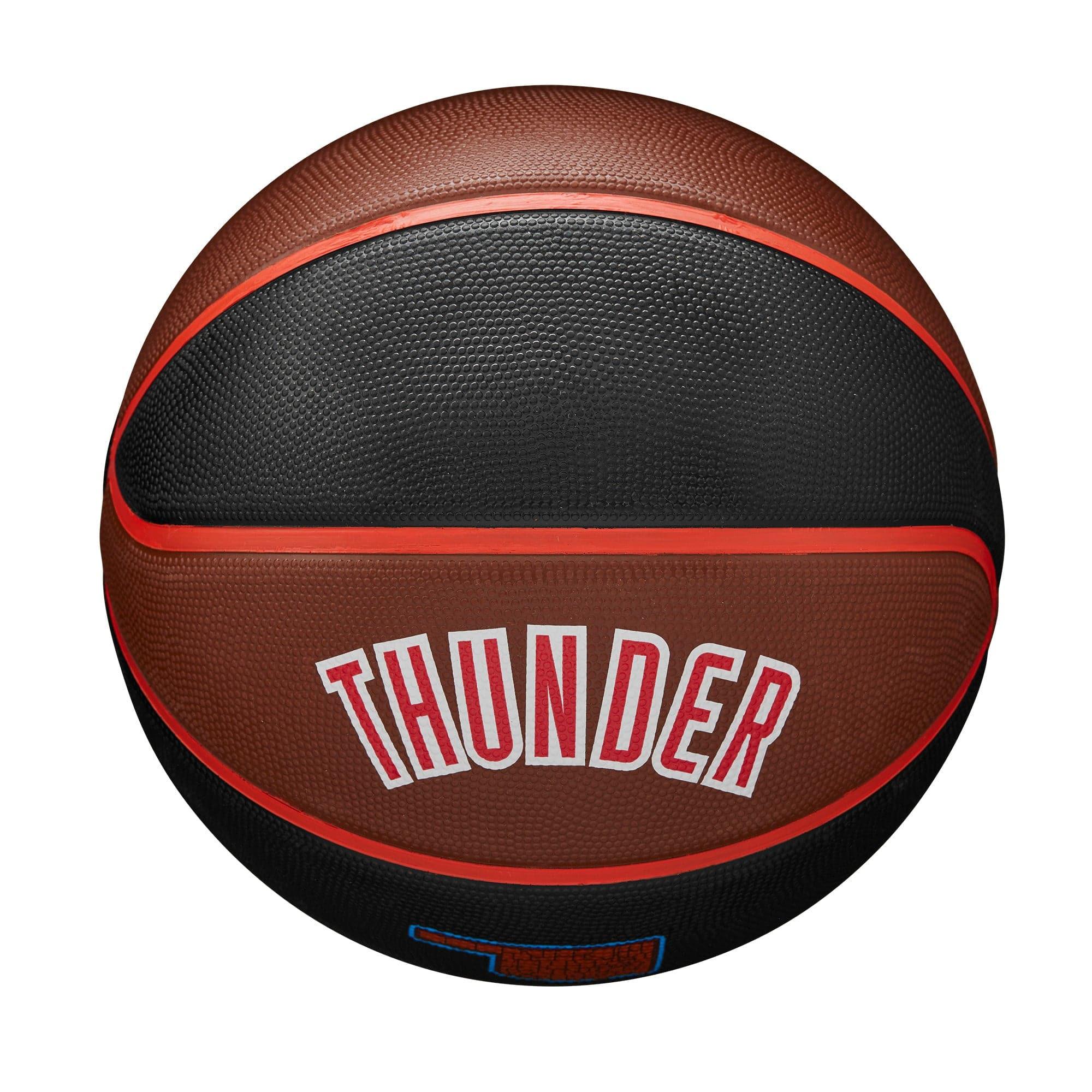 Wilson Sporting Goods Balls Oklahoma City Thunder Wilson NBA 22-23 City Edition All Surface Basketball Ball
