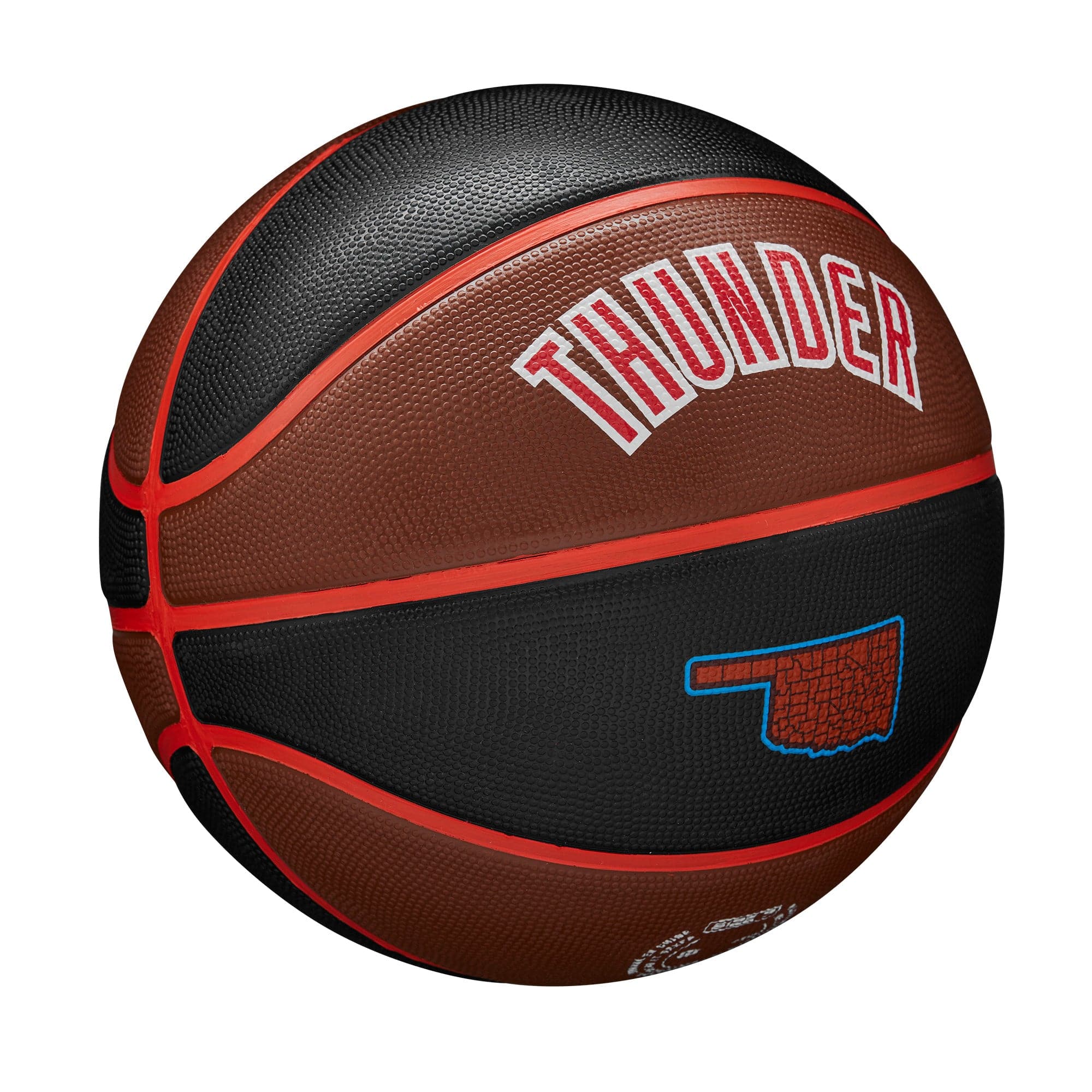 Wilson Sporting Goods Balls Oklahoma City Thunder Wilson NBA 22-23 City Edition All Surface Basketball Ball