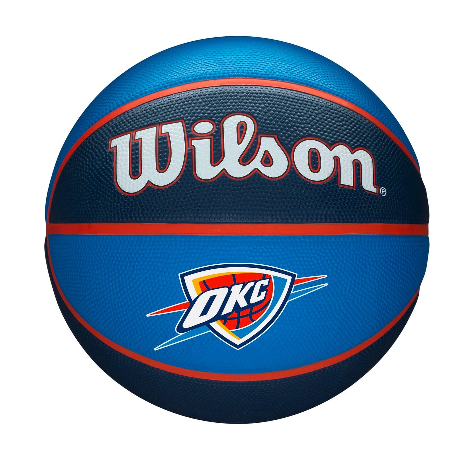 Wilson Sporting Goods Balls Oklahoma City Thunder Wilson NBA Team Tribute Outdoor Basketball