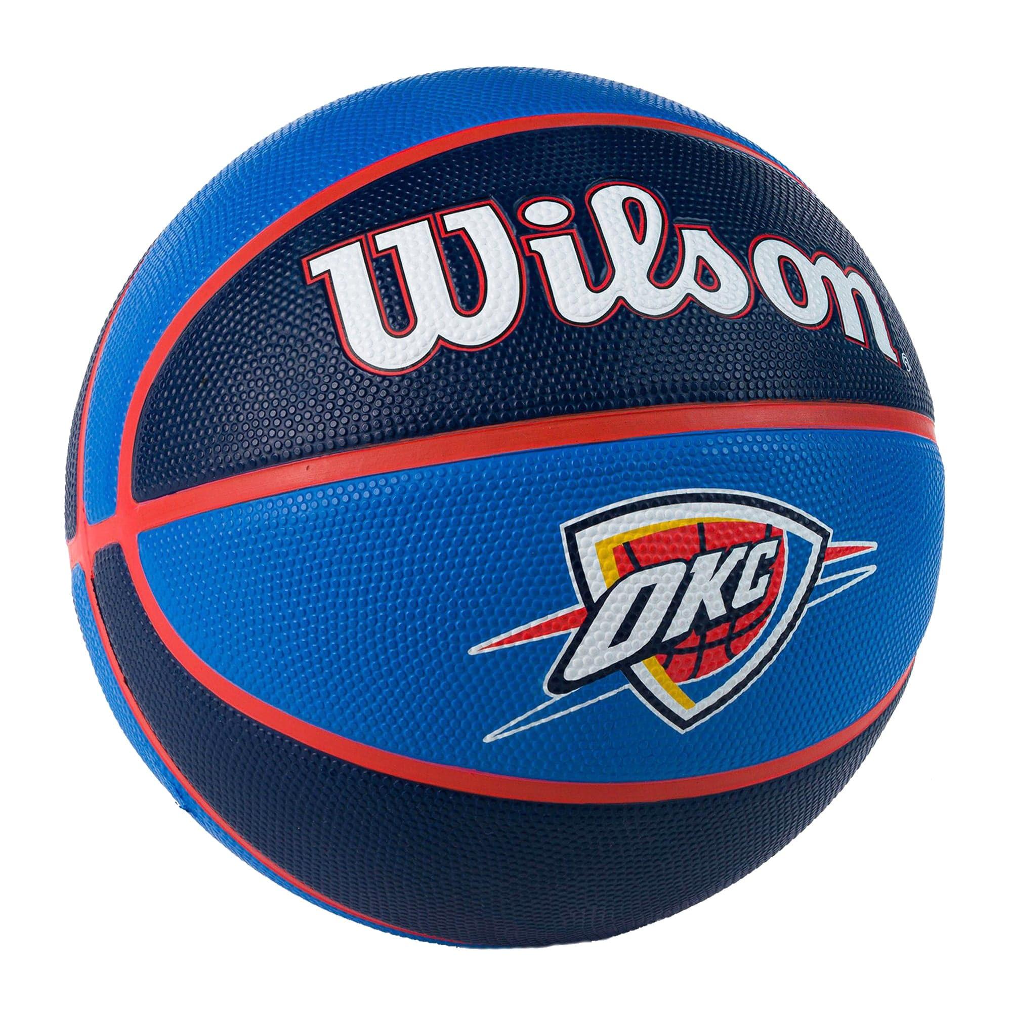 Wilson Sporting Goods Balls Oklahoma City Thunder Wilson NBA Team Tribute Outdoor Basketball
