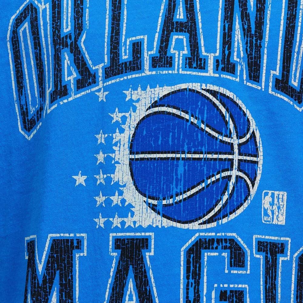 Mitchell And Ness T-Shirts Orlando Magic Mitchell & Ness NBA HWC Ivy Arch Vintage T-Shirt - Faded Blue