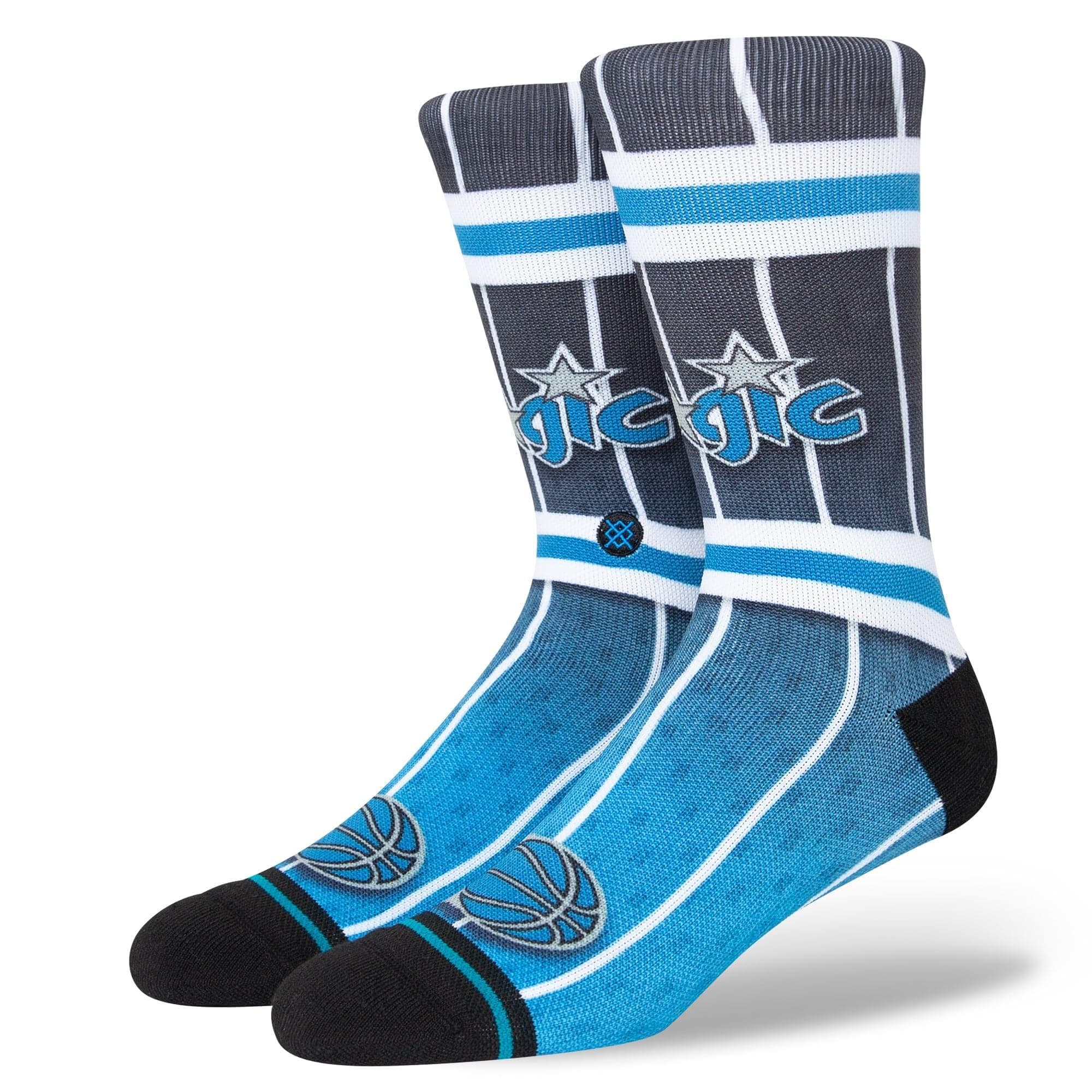 Stance Socks Large (9-12 US) Orlando Magic Stance NBA HWC Logo Fader Crew Socks - Black