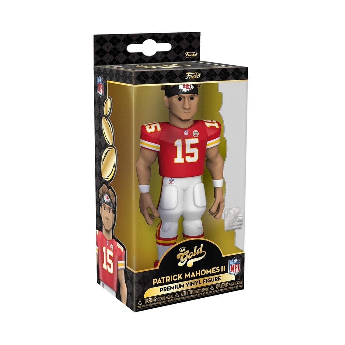 Funko Figures Patrick Mahomes Kansas City Chiefs Funko NFL 5" Vinyl Gold Figure