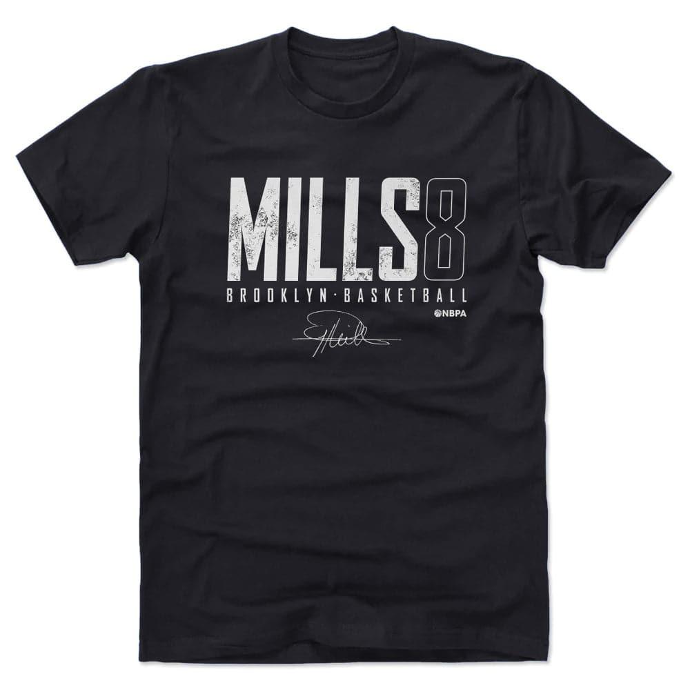 500 Level T-Shirts Patty Mills Brooklyn Nets 500 Level NBA Elite T-Shirt - Black