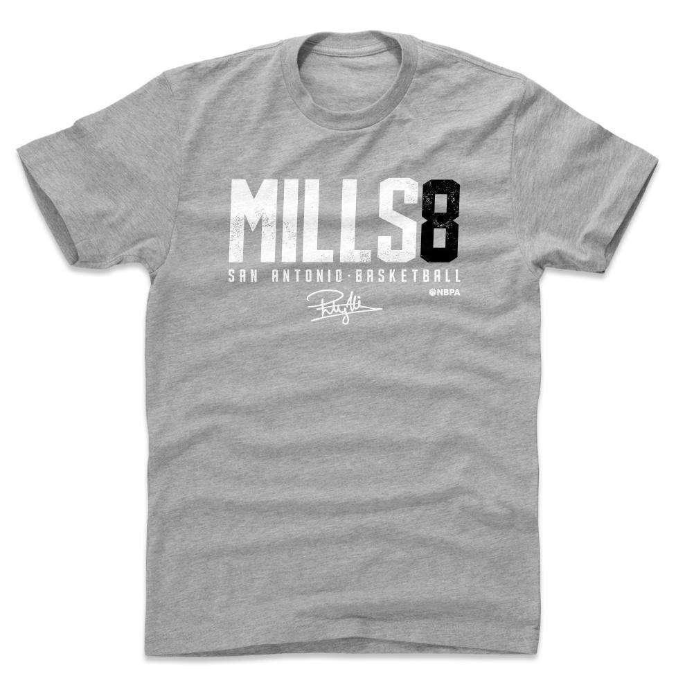 500 Level T-Shirts Patty Mills San Antonio Spurs 500 Level NBA Elite T-Shirt - Gray