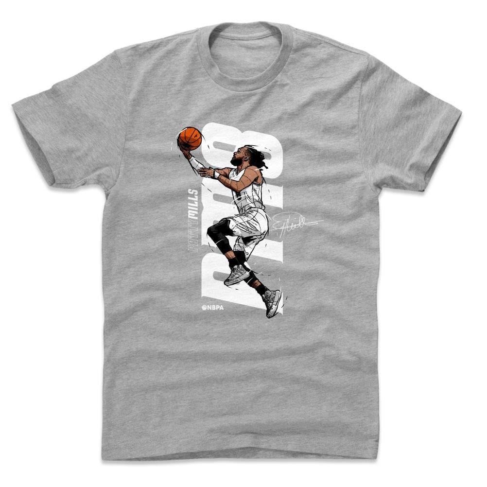 500 Level T-Shirts Patty Mills San Antonio Spurs 500 Level NBA Vertical T-Shirt - Grey