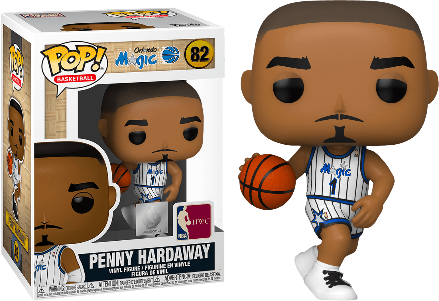 Funko Figures Penny Hardaway Orlando Magic Funko NBA Pop Vinyl 3.75" Figure - White
