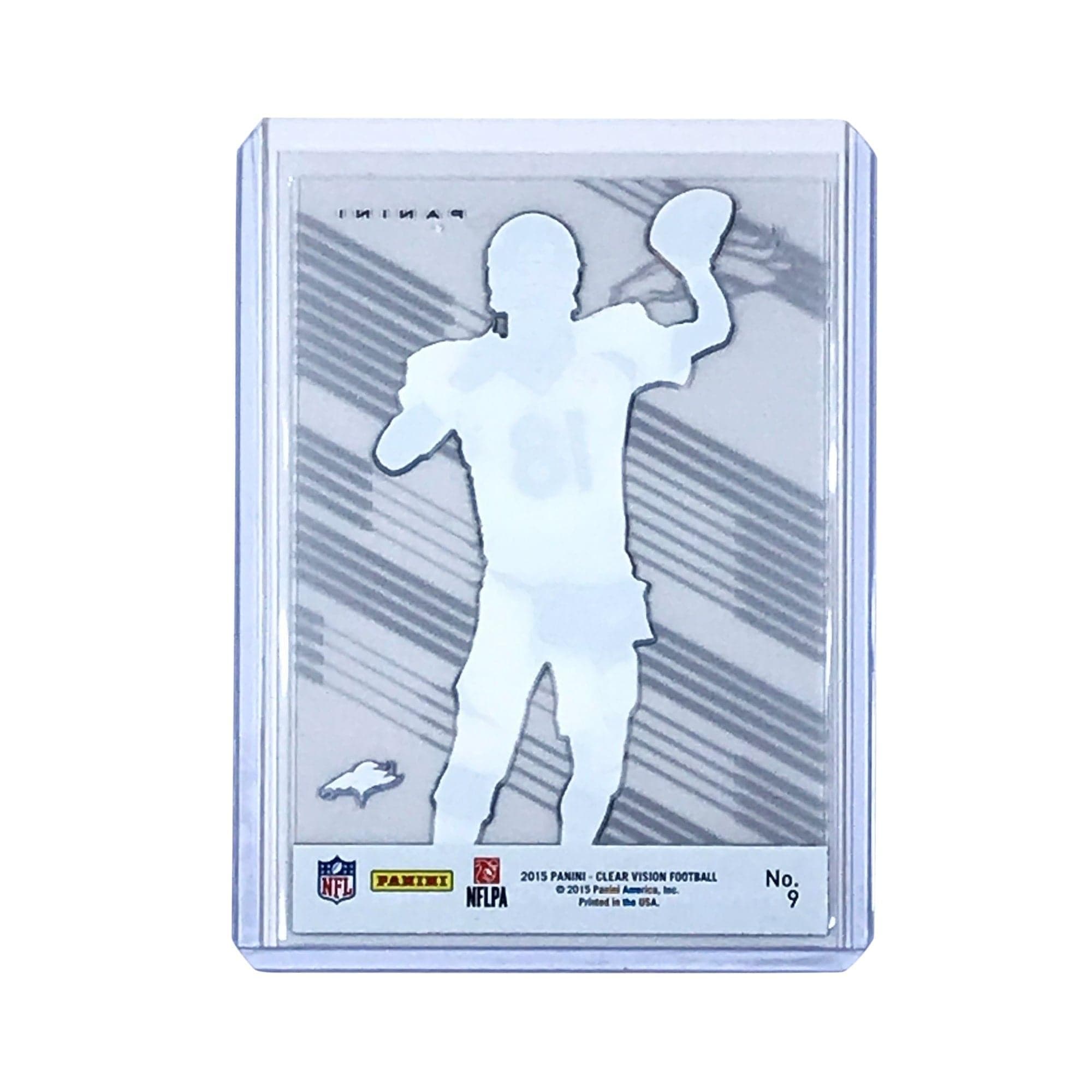 Panini Cards Peyton Manning Denver Broncos 2015 Panini Clear Vision NFL Card