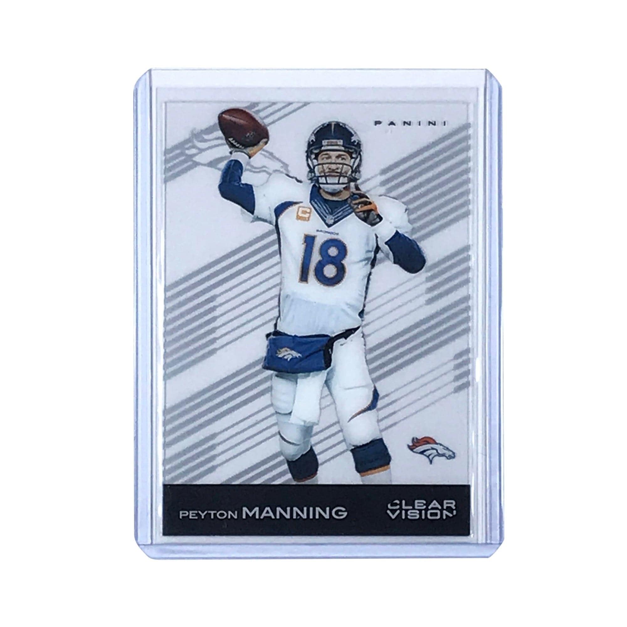 Panini Cards Peyton Manning Denver Broncos 2015 Panini Clear Vision NFL Card