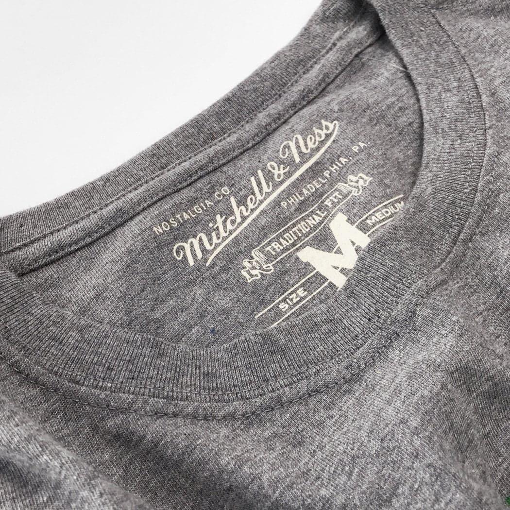 Mitchell And Ness T-Shirts Philadelphia 76ers Mitchell & Ness NBA Colour Pop Muscle T-Shirt - Grey