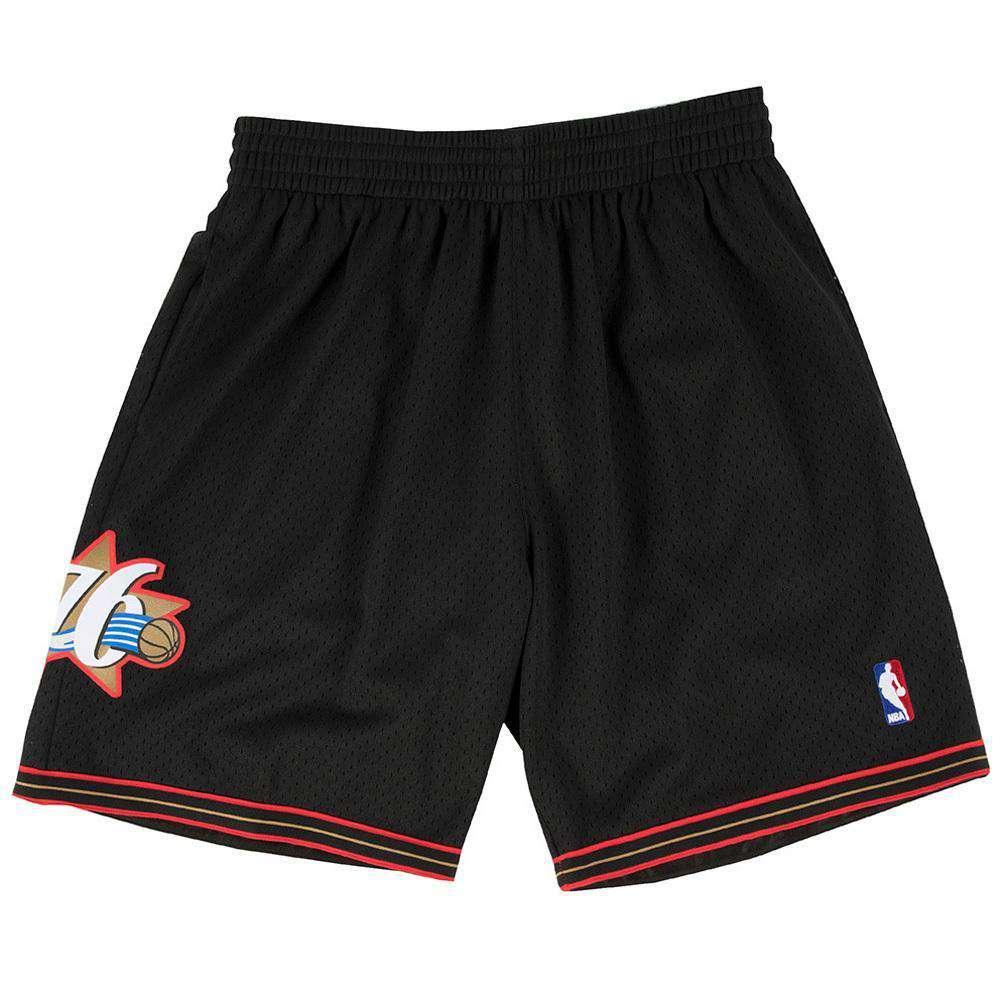 Mitchell And Ness Shorts Philadelphia 76ers Mitchell & Ness NBA HWC Swingman Shorts - Black