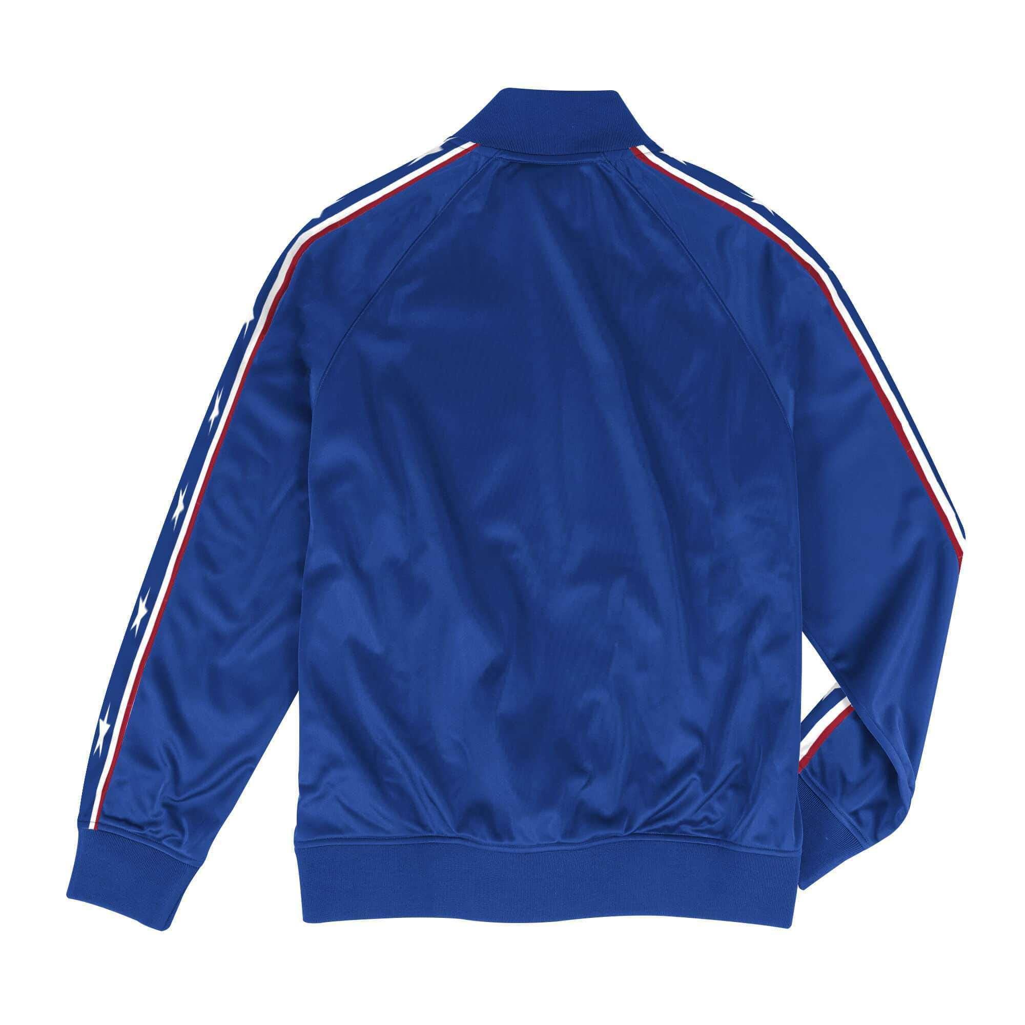 Mitchell And Ness Jackets Philadelphia 76ers Mitchell & Ness NBA HWC Track Jacket - Blue