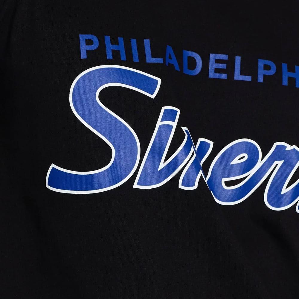 Mitchell And Ness T-Shirts Philadelphia 76ers Mitchell & Ness NBA Special Script T-Shirt - Black