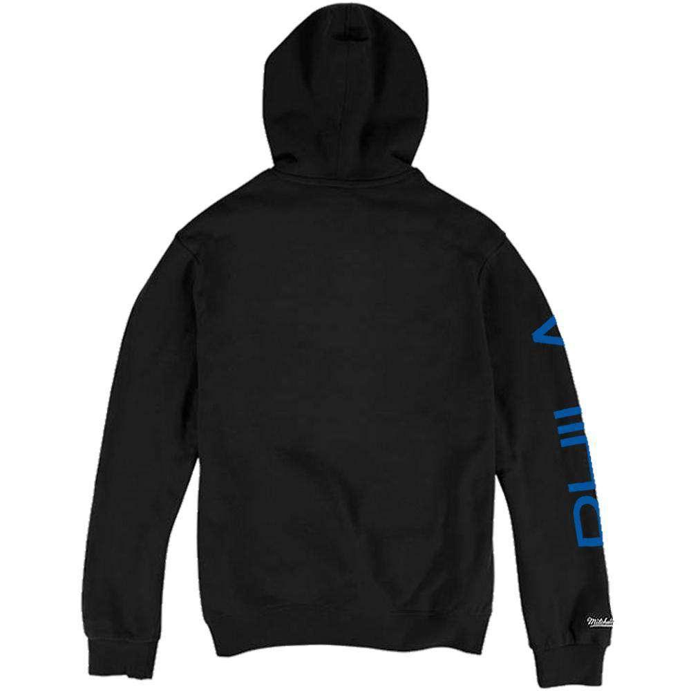 Mitchell And Ness Jumpers Philadelphia 76ers Mitchell & Ness NBA Wordmark Hoodie Jumper - Black