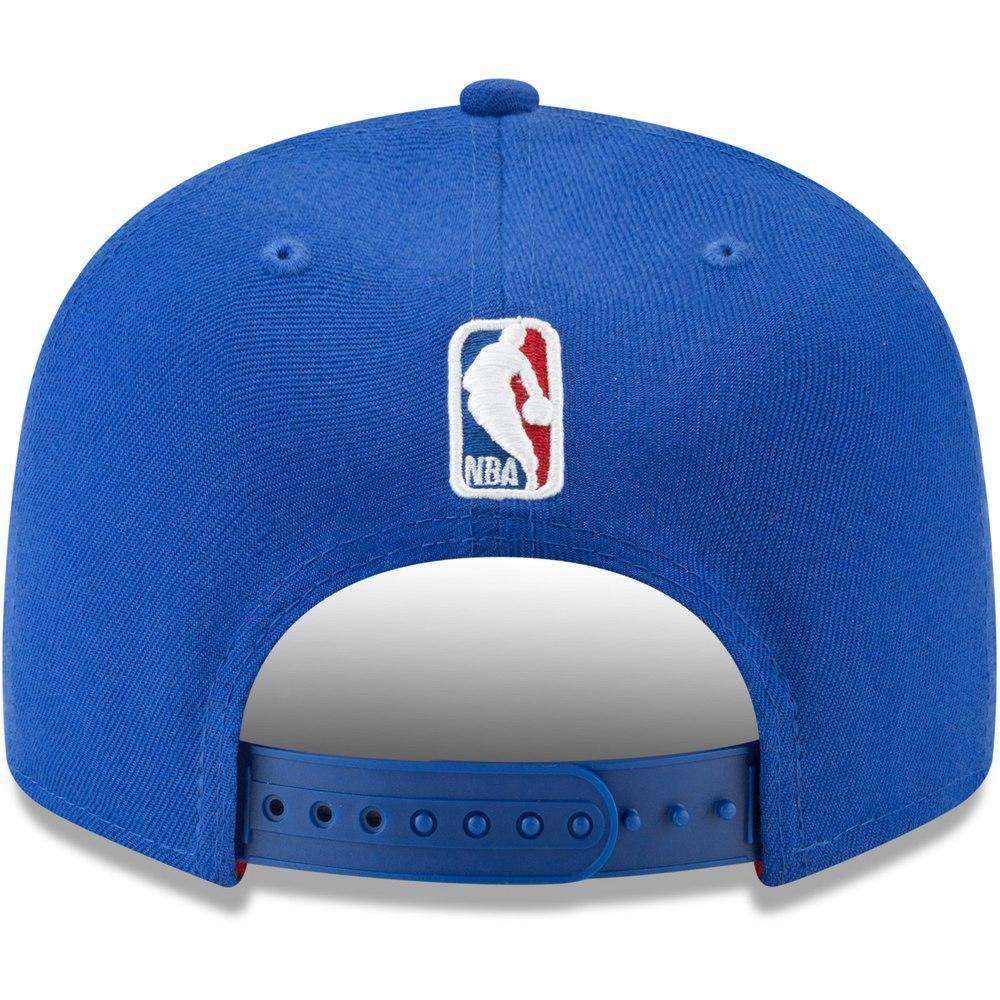 New Era Caps Philadelphia 76ers New Era NBA 2019 Back Half 9FIFTY Snapback Hat - Blue