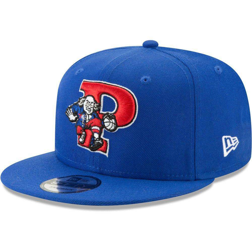 New Era Caps Philadelphia 76ers New Era NBA 2019 Back Half 9FIFTY Snapback Hat - Blue