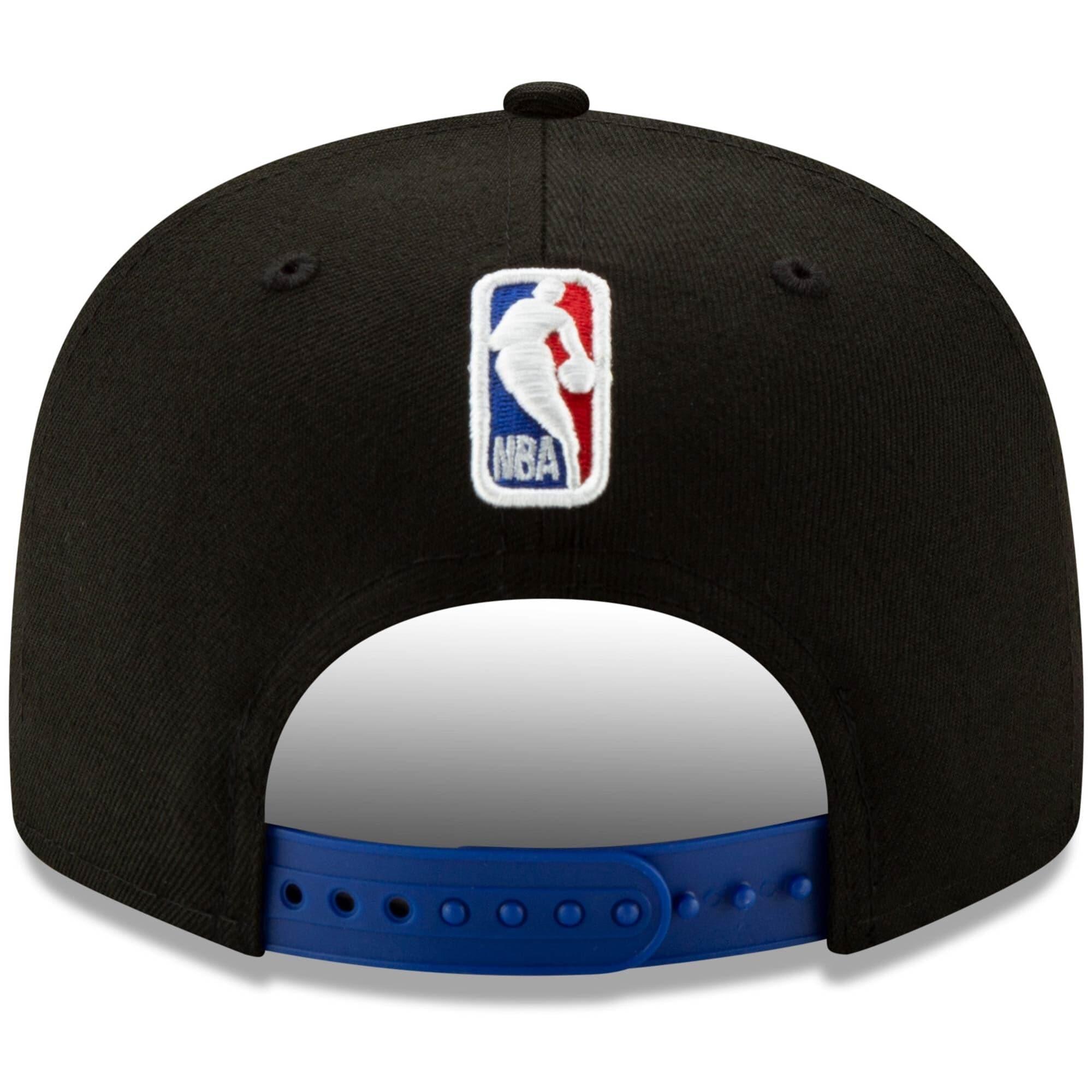 New Era Caps Philadelphia 76ers New Era NBA 2020 Back Half 9FIFTY Snapback Hat - Black