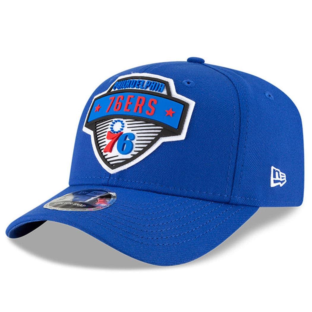 New Era Caps Philadelphia 76ers New Era NBA 2020 Tip-Off 9FIFTY Stretch-Snap Curve Hat - Blue