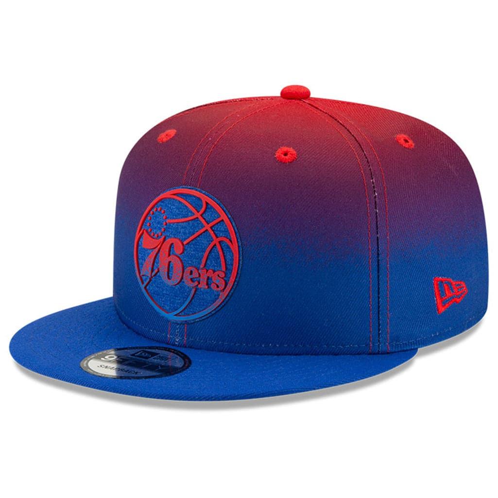 New Era Caps Philadelphia 76ers New Era NBA 2021 Back Half 9FIFTY Snapback Hat - Red