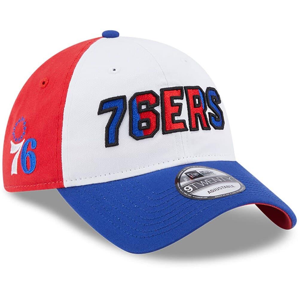 New Era Caps Philadelphia 76ers New Era NBA 22-23 Back Half 9TWENTY Strapback Hat