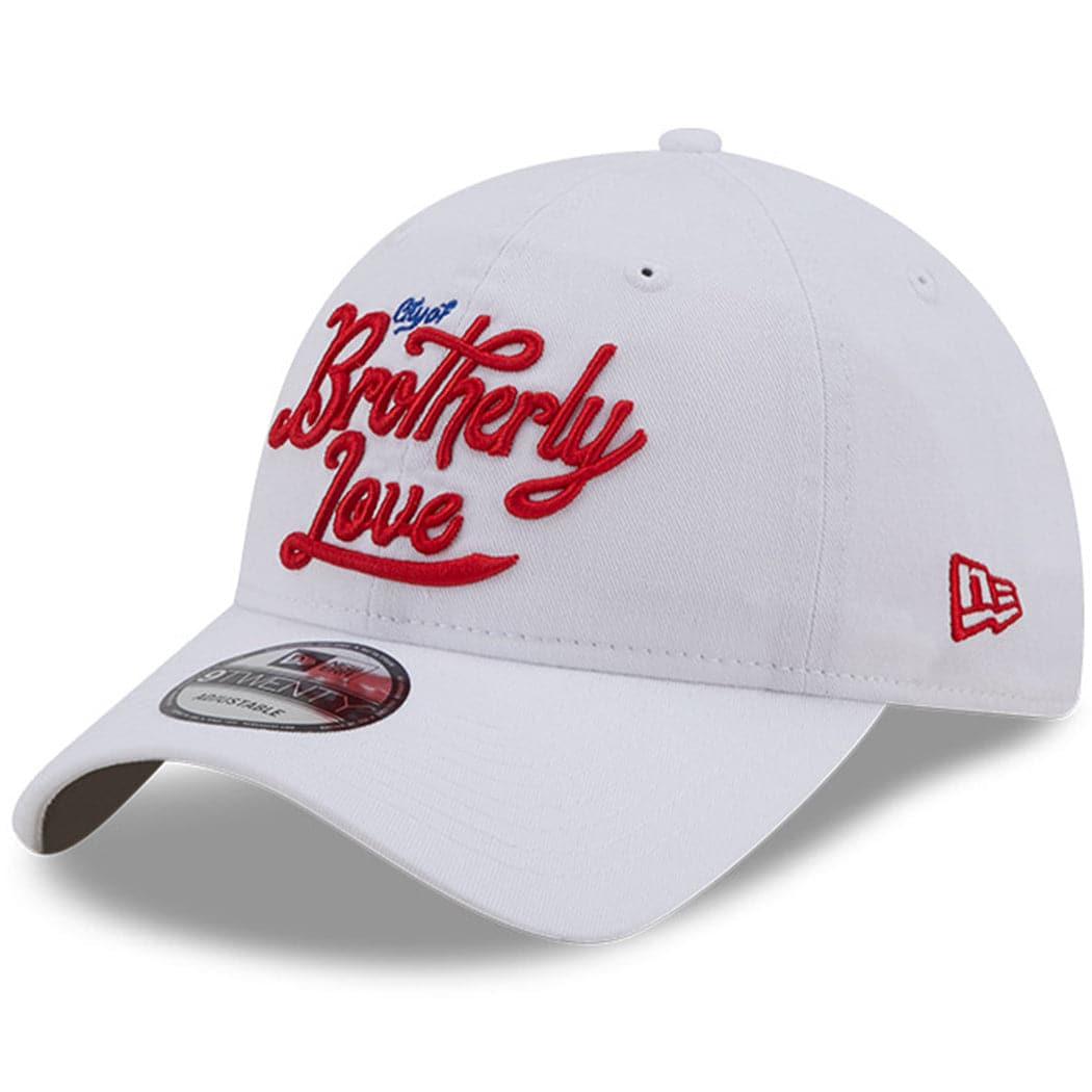 New Era Caps Philadelphia 76ers New Era NBA 22-23 City Edition 9TWENTY Strapback Hat - White