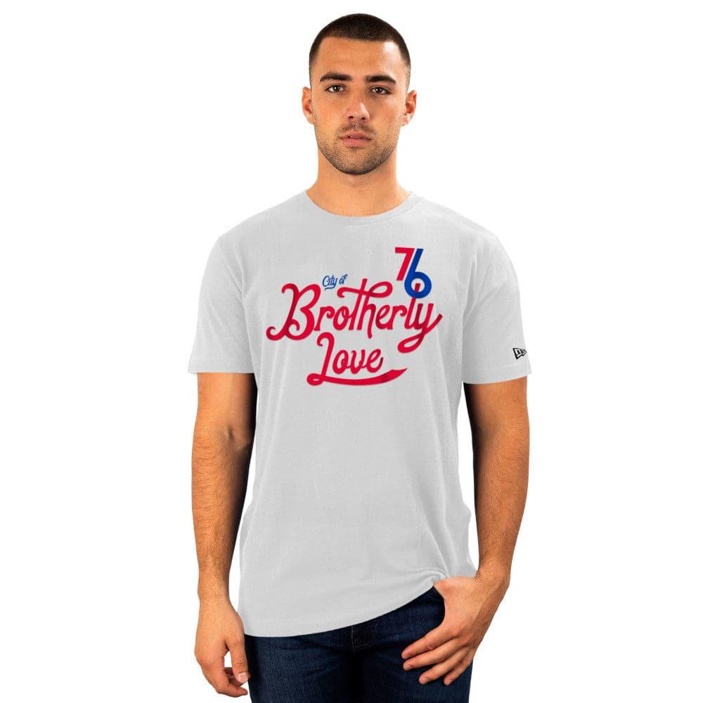 New Era T-Shirts Philadelphia 76ers New Era NBA 22-23 City Edition T-Shirt - White