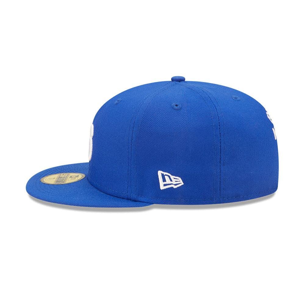 New Era Caps Philadelphia 76ers New Era NBA Crown Champs 59FIFTY Fitted Hat - Blue