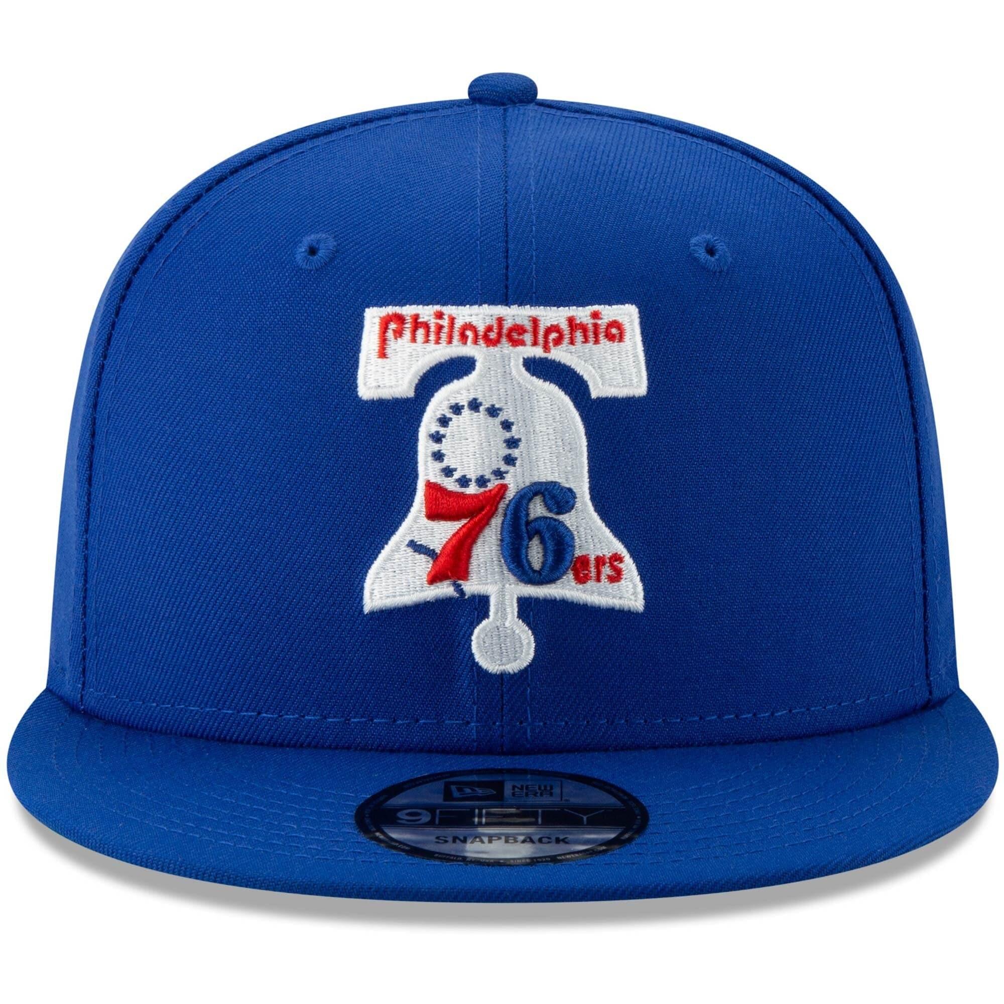 New Era Caps Philadelphia 76ers New Era NBA Hardwood Classics Nights 9FIFTY Snapback Hat - Blue