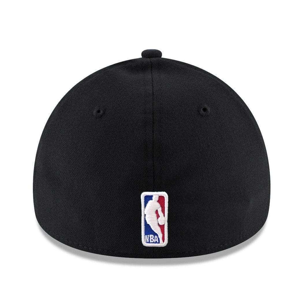 New Era Caps Philadelphia 76ers New Era NBA Team 39THIRTY Stretch-Fit Curve Hat - Black