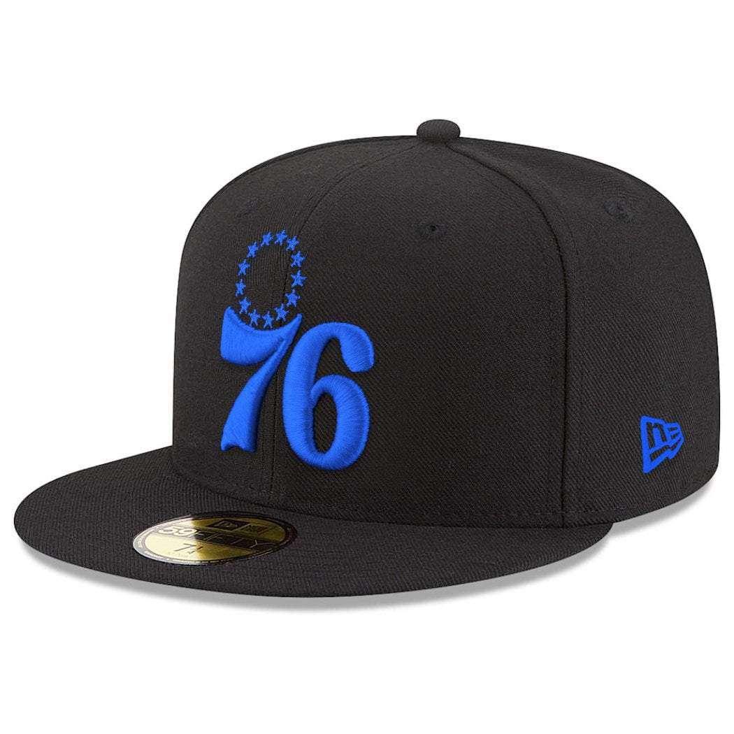 New Era Caps Philadelphia 76ers New Era NBA Team Pop 59FIFTY Fitted Hat - Black