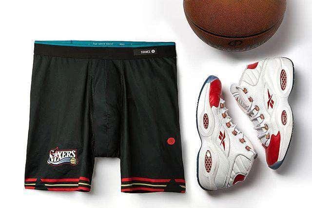 Stance Socks Philadelphia 76ers Stance NBA HWC Boxer Short Briefs - Black