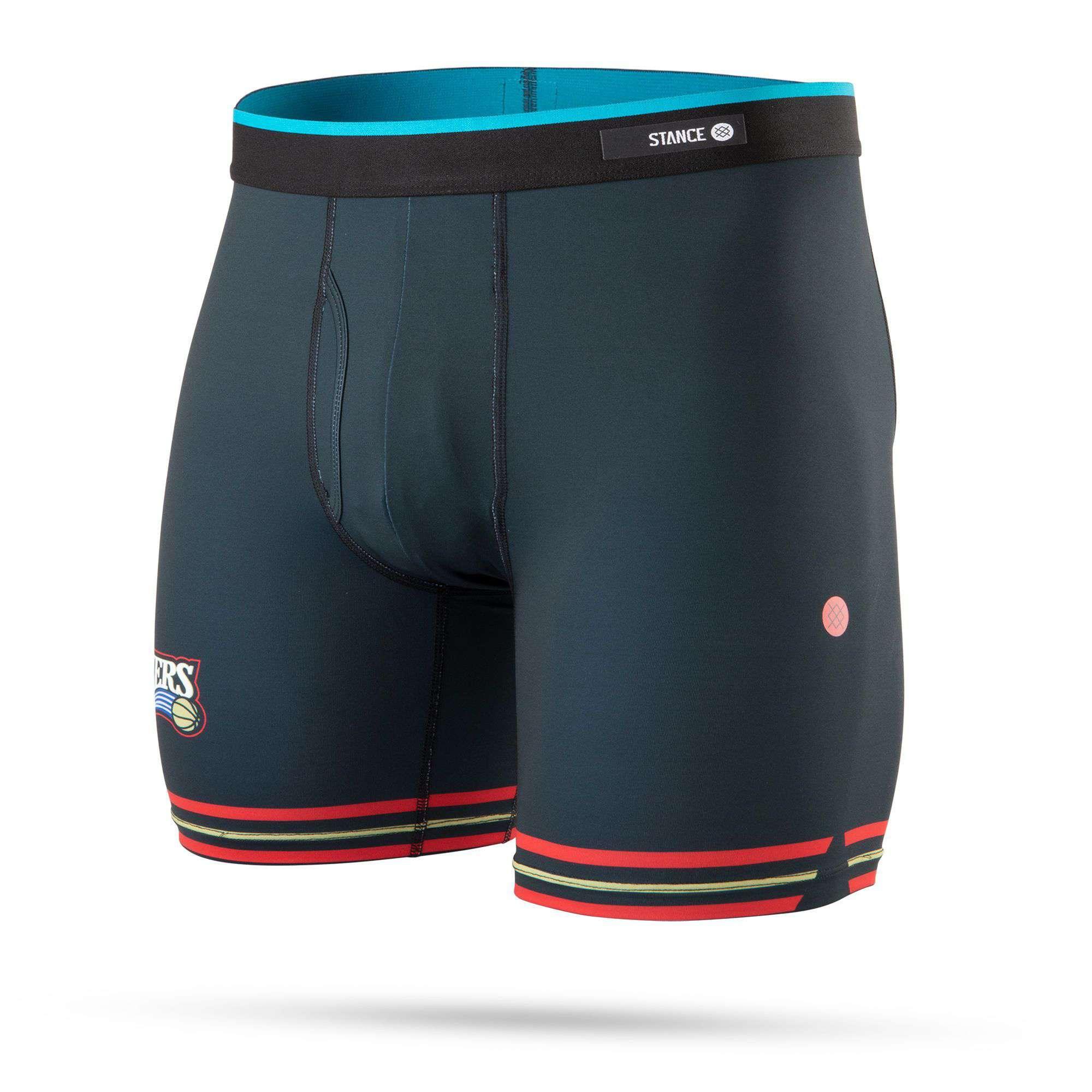 Stance Socks Philadelphia 76ers Stance NBA HWC Boxer Short Briefs - Black