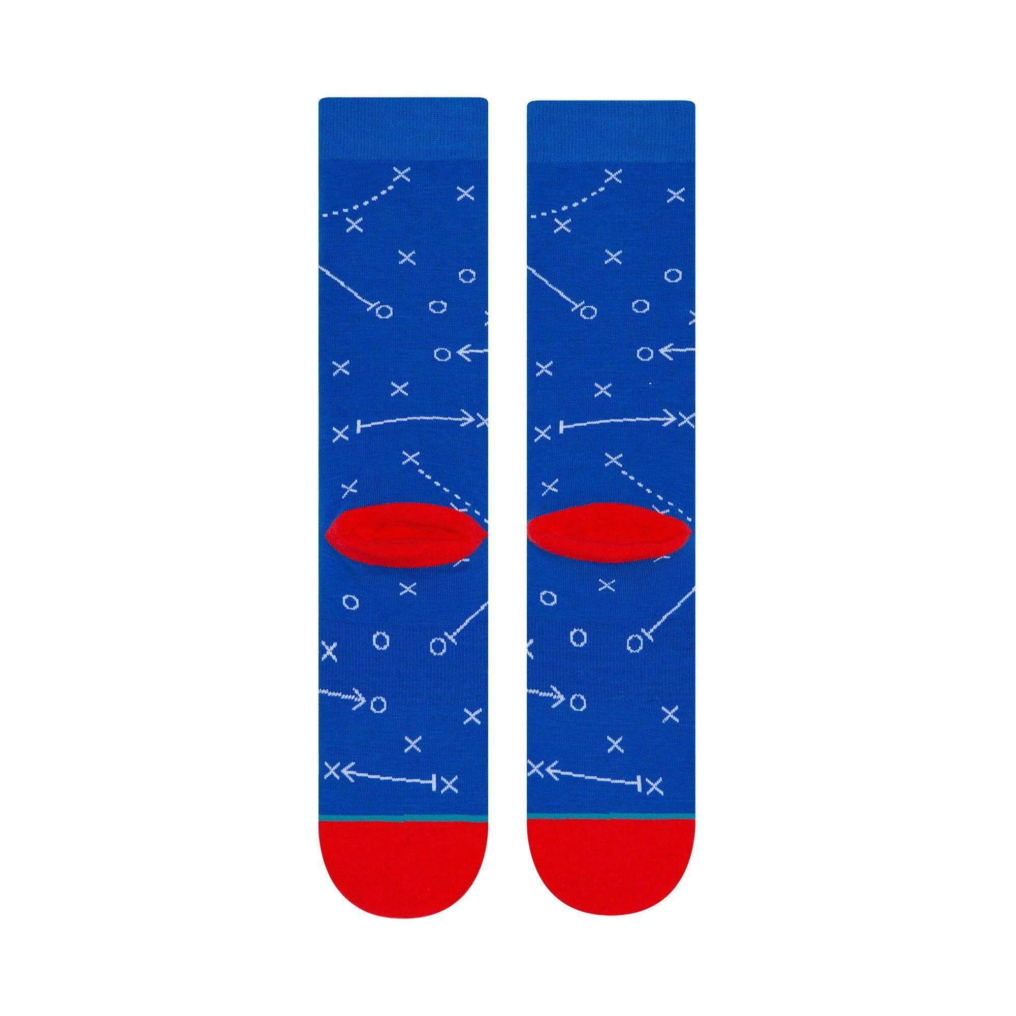 Stance Socks Philadelphia 76ers Stance NBA Playbook Crew Socks - Blue