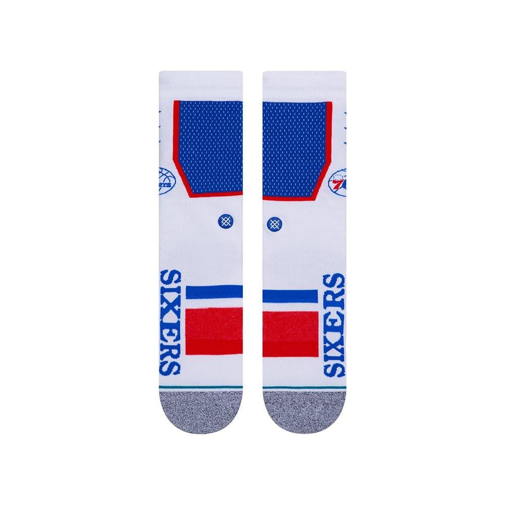 Stance Socks Large (9-12 US) Philadelphia 76ers Stance NBA Shortcut 2 Crew Socks - Blue