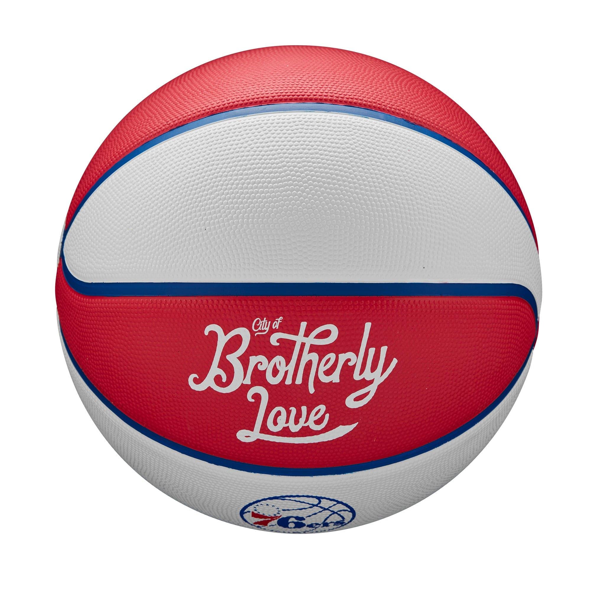 Wilson Sporting Goods Balls Philadelphia 76ers Wilson NBA 22-23 City Edition All Surface Basketball Ball
