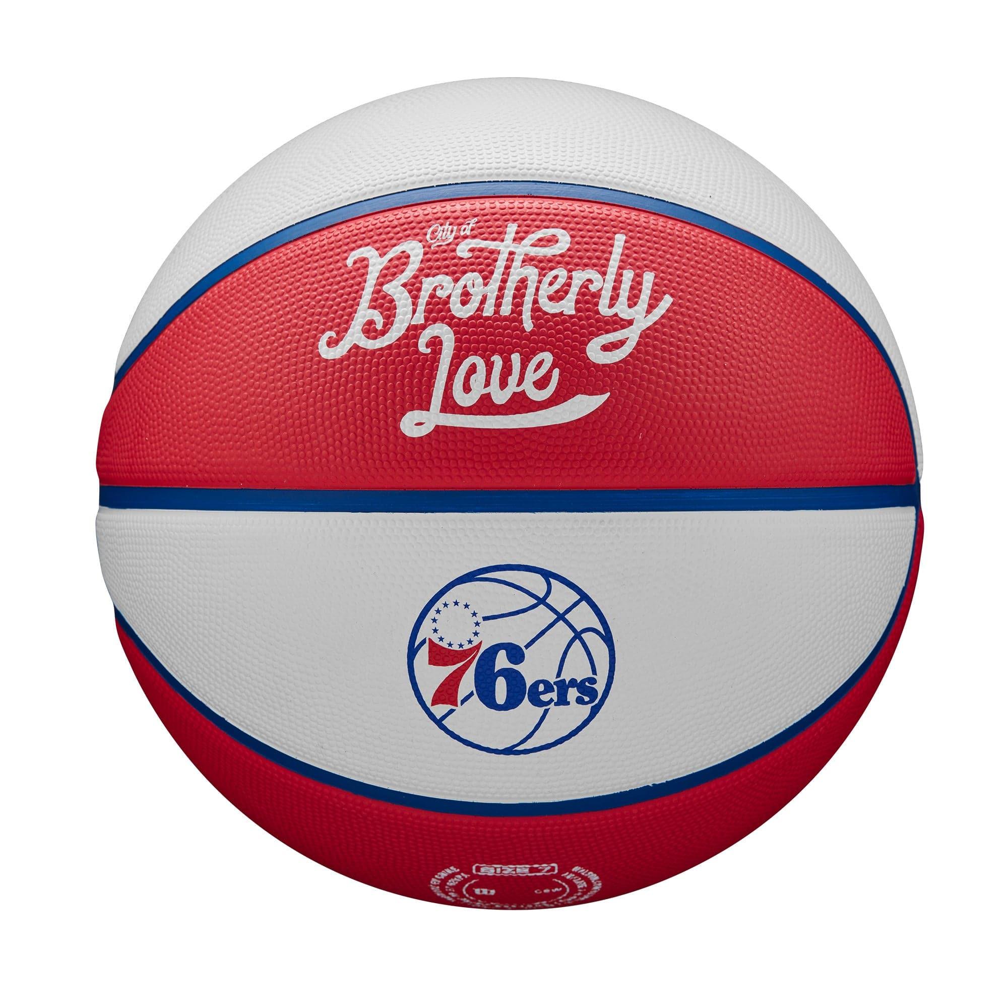 Wilson Sporting Goods Balls Philadelphia 76ers Wilson NBA 22-23 City Edition All Surface Basketball Ball