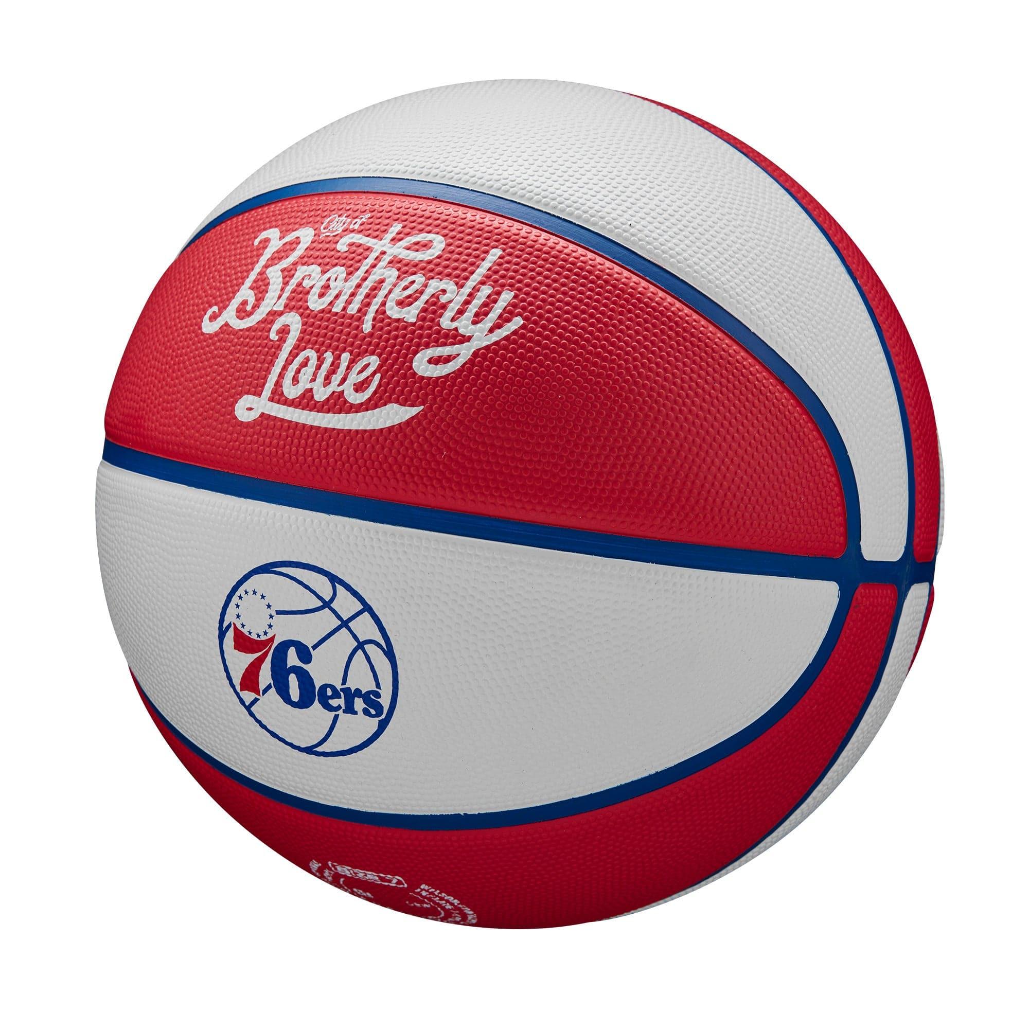Wilson Sporting Goods Balls Philadelphia 76ers Wilson NBA 22-23 City Edition All Surface Basketball Ball