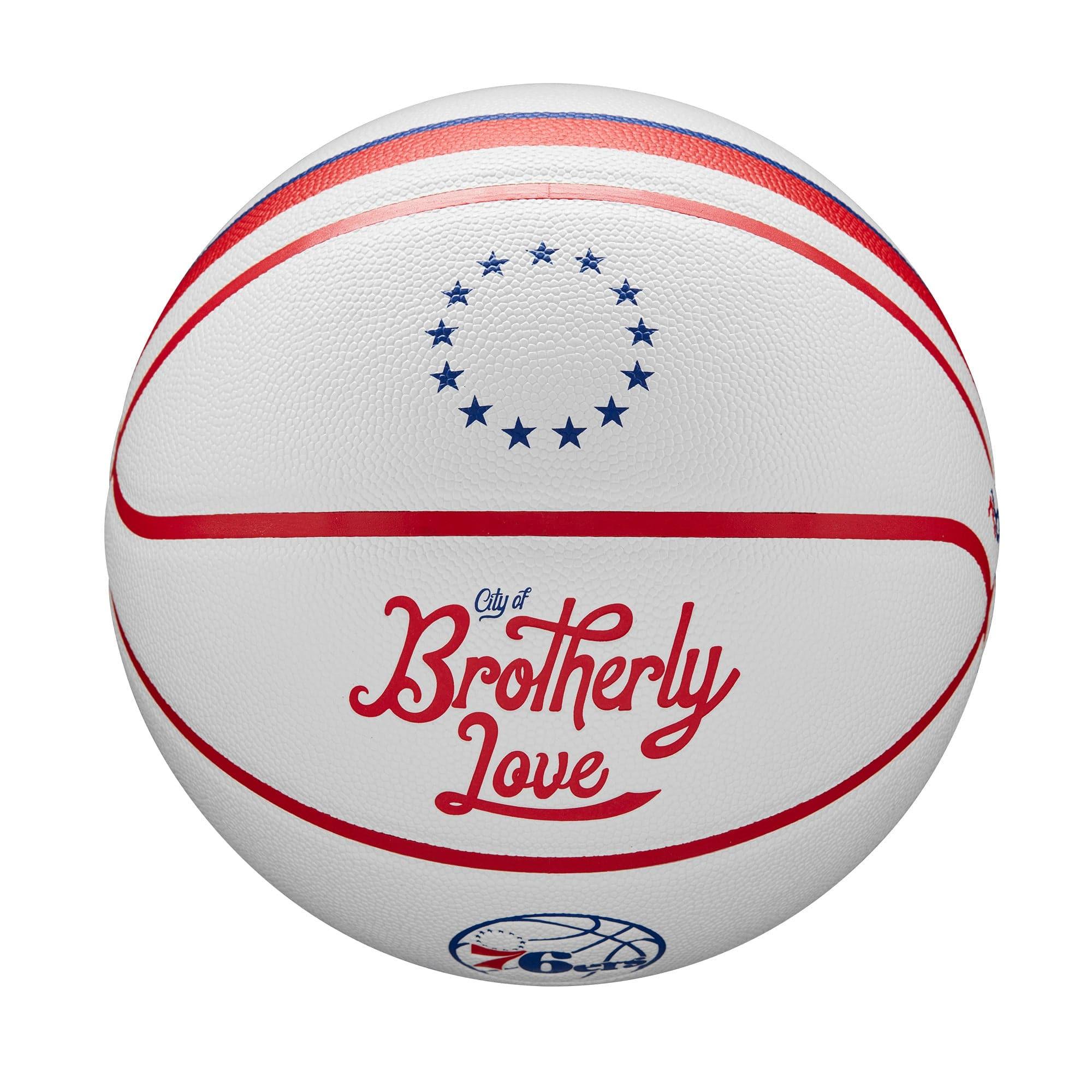 Wilson Sporting Goods Balls Philadelphia 76ers Wilson NBA 22-23 City Edition Collectors Basketball Ball