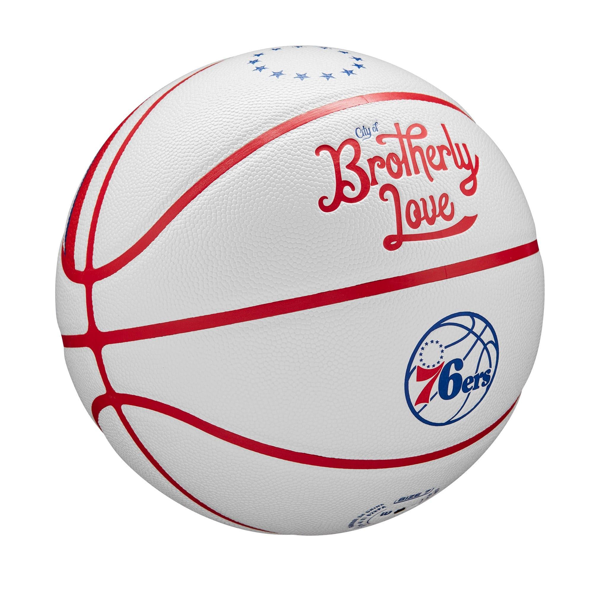 Wilson Sporting Goods Balls Philadelphia 76ers Wilson NBA 22-23 City Edition Collectors Basketball Ball