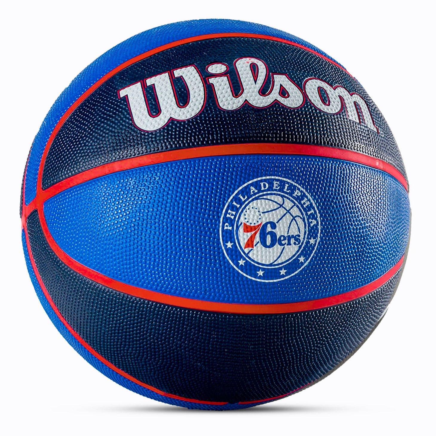 Wilson Sporting Goods Balls Philadelphia 76ers Wilson NBA Team Tribute Full Size Outdoor Basketball