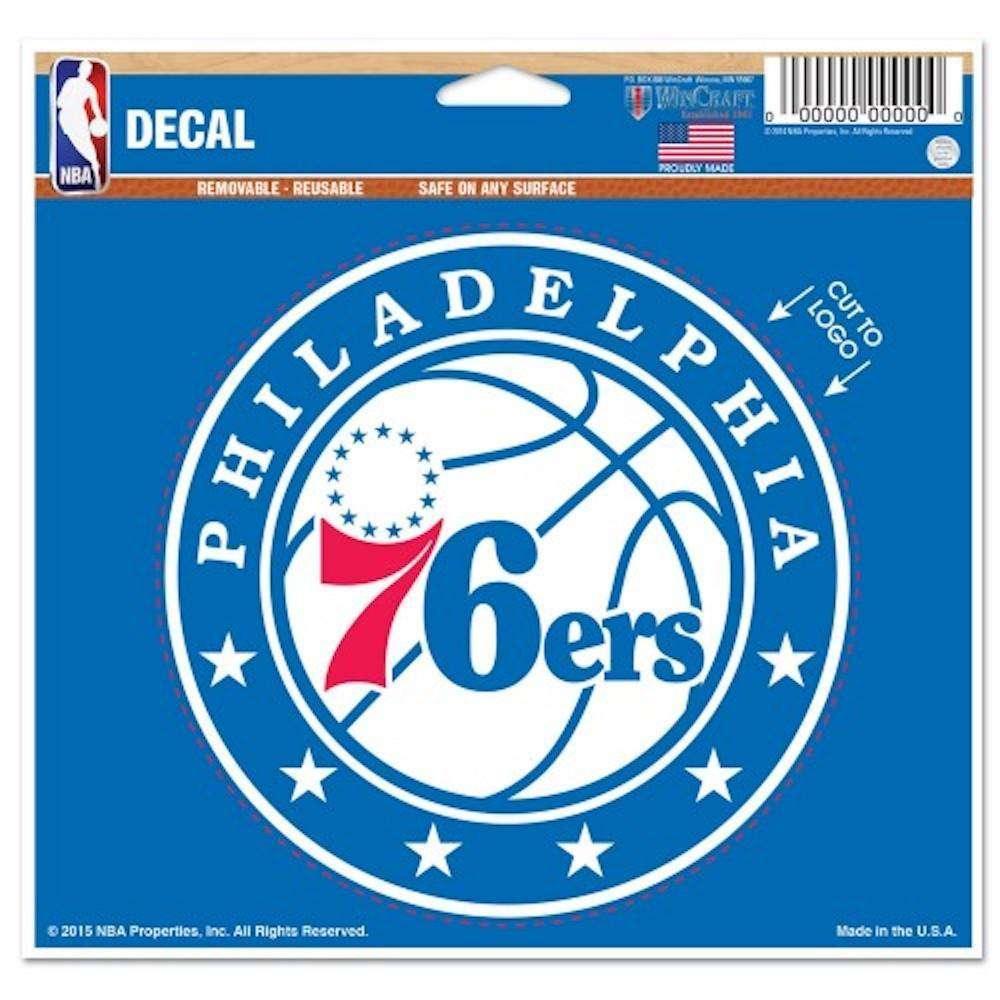 Wincraft Accessories Philadelphia 76ers Wincraft NBA Multi-Use 4.5" x 5.75" Decal