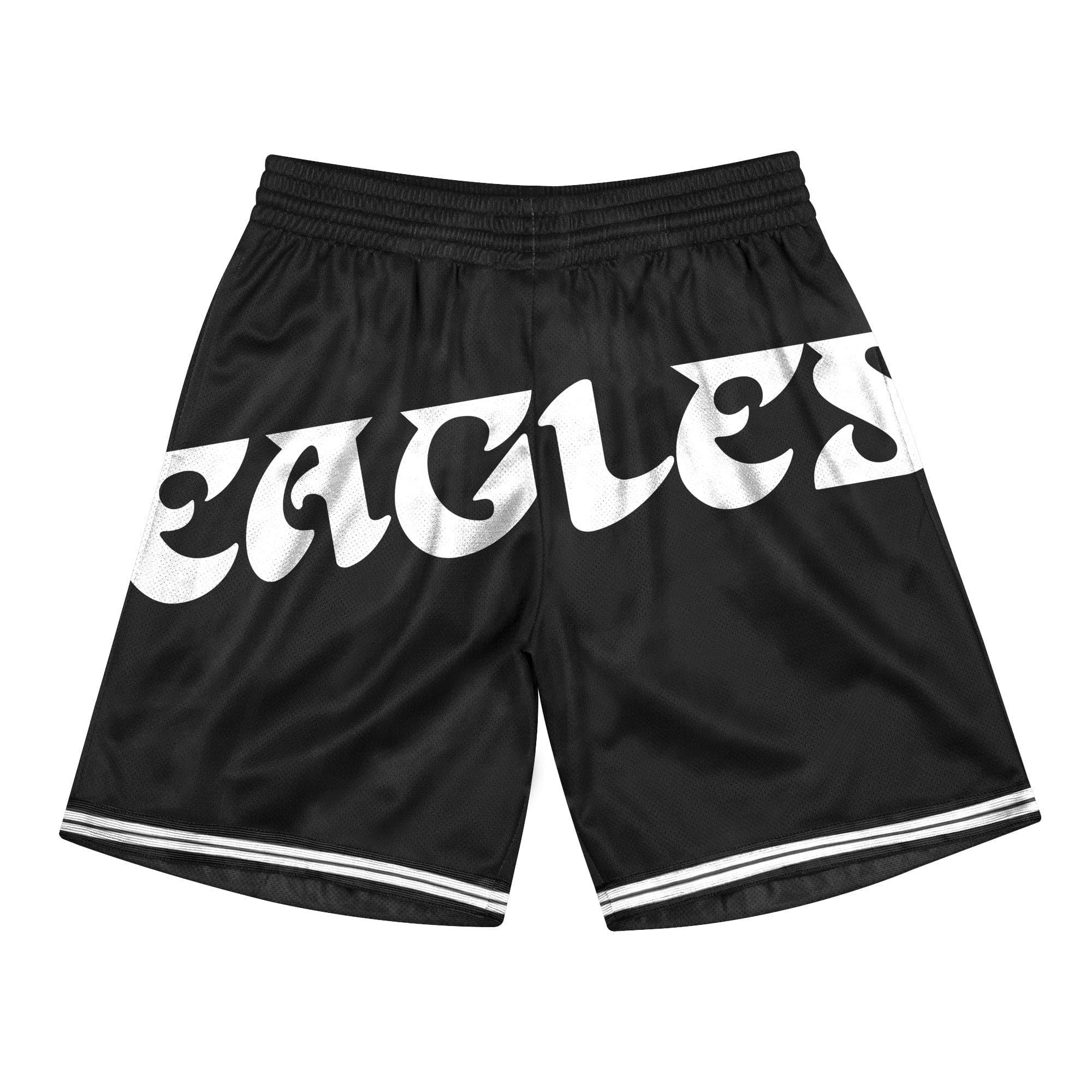 Mitchell And Ness Shorts Philadelphia Eagles Mitchell & Ness NFL Big Face 3.0 Swingman Shorts - Black