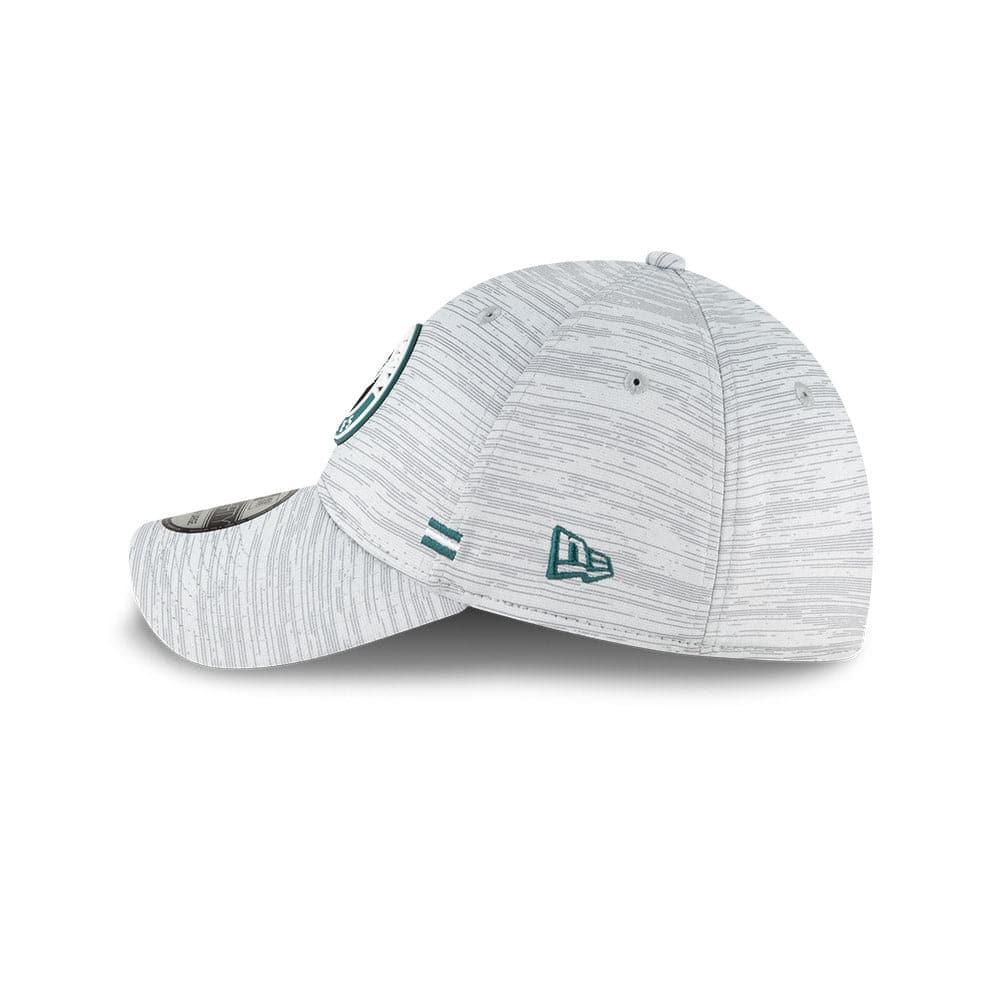 New Era Caps Philadelphia Eagles New Era NFL 2020 Sideline 39THIRTY Flex Fit Curve Hat - Grey