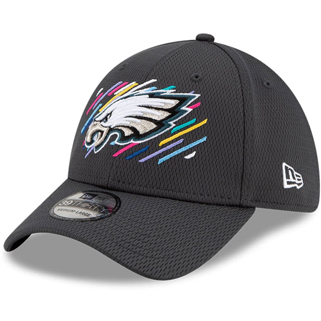 New Era Caps Philadelphia Eagles New Era NFL 2021 Crucial Catch 39THIRTY Flex Fit Hat - Steel