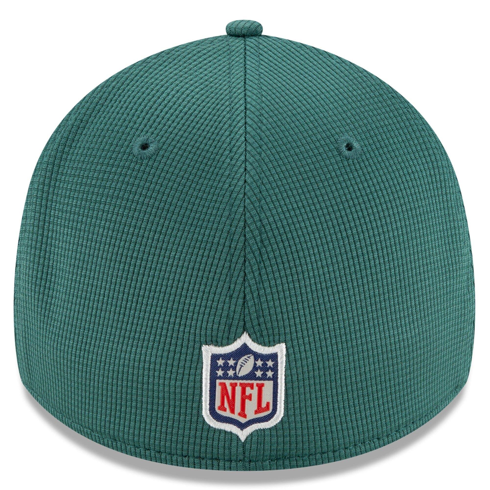 New Era Caps Philadelphia Eagles New Era NFL 2021 Sideline Home 39THIRTY Flex Fit Hat - Green