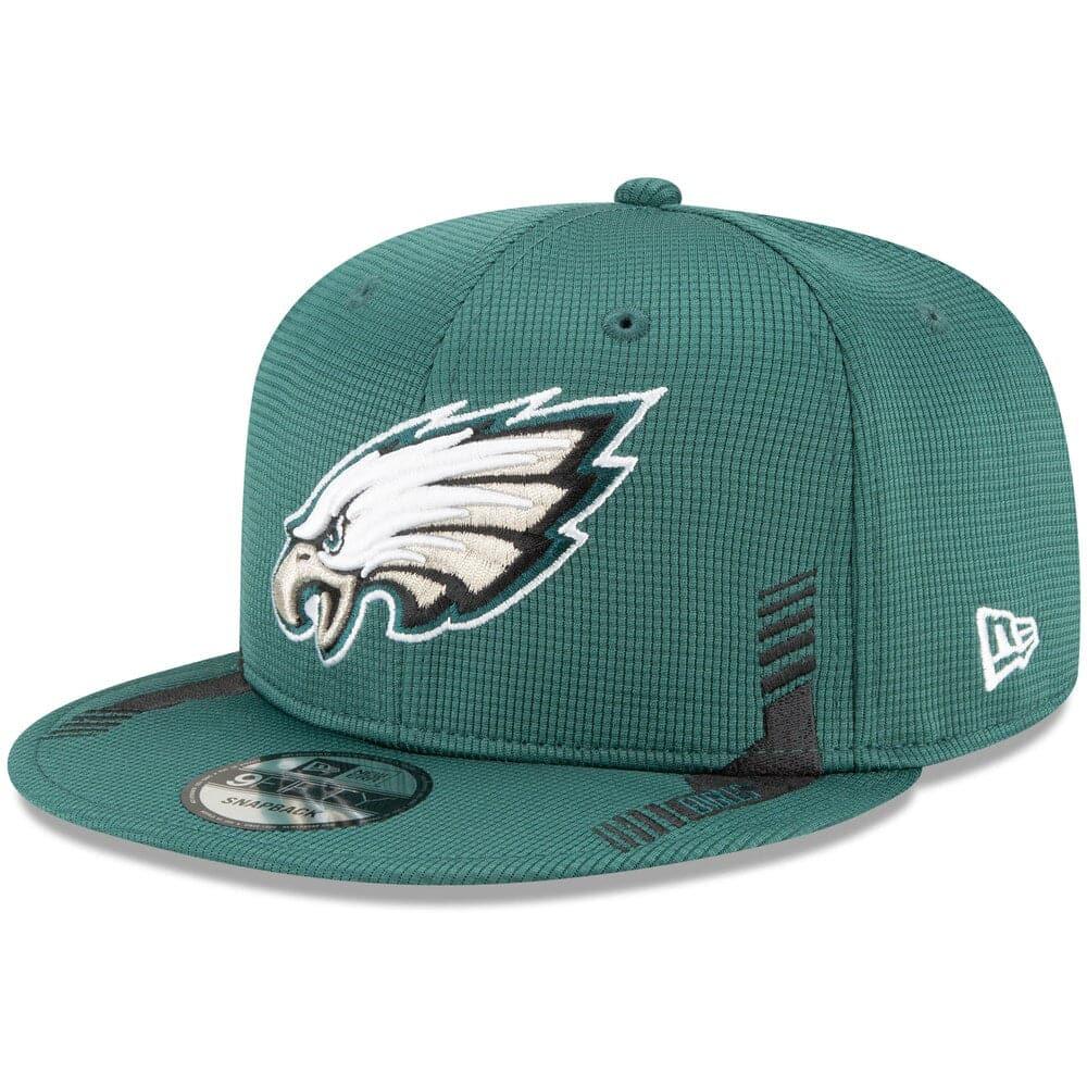 New Era Caps Philadelphia Eagles New Era NFL 2021 Sideline Home 9FIFTY Snapback Hat - Green