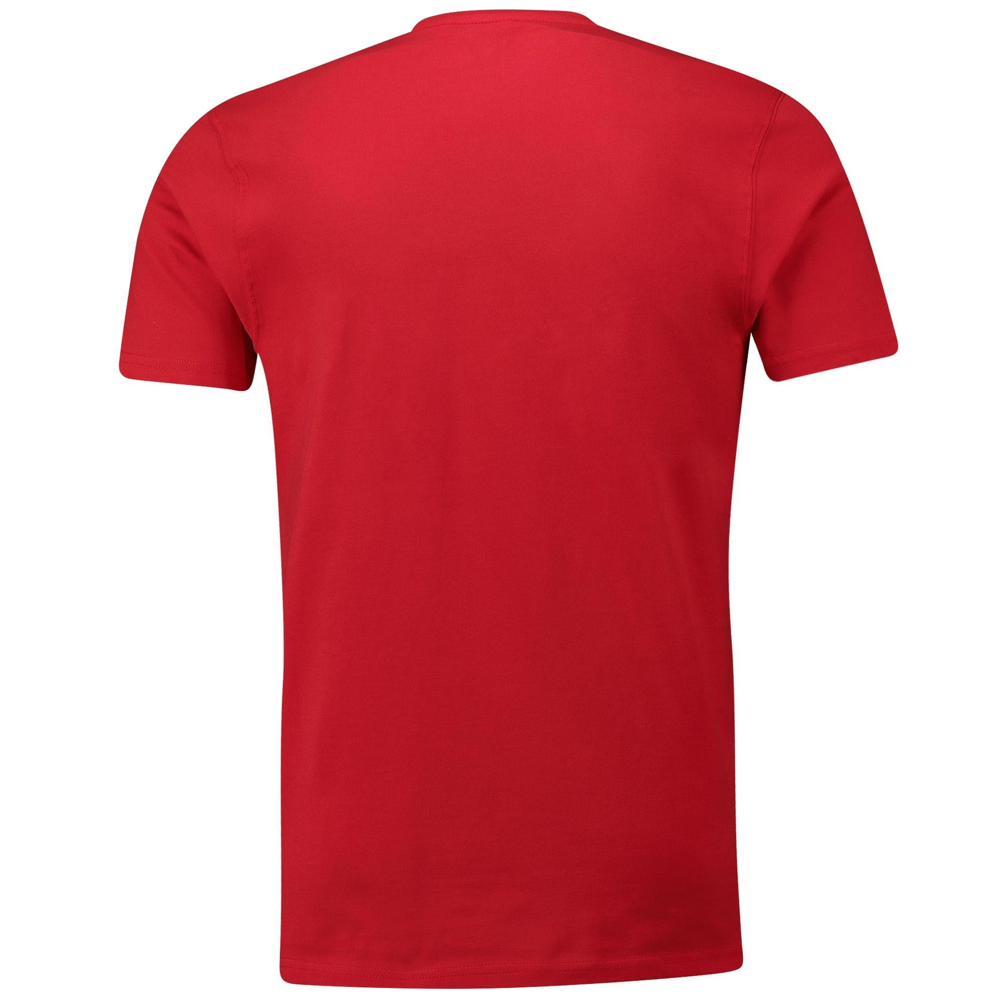 Majestic Athletic T-Shirts Philadelphia Phillies Majestic MLB Prism Logo T-Shirt - Red
